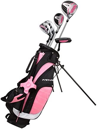 Left Handed Pink Junior Golf Club Set