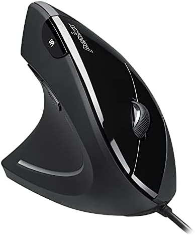 Left Handed Wired Vertical Mouse