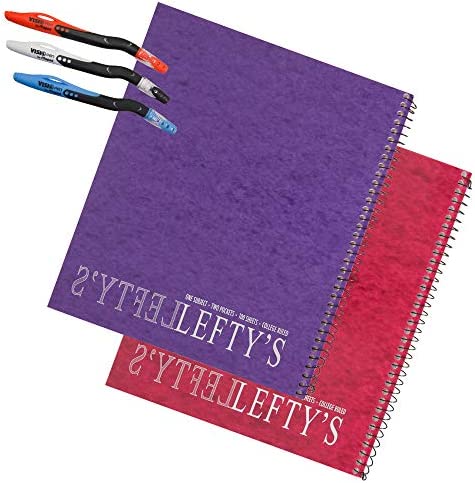 left handed notebooks college ruled