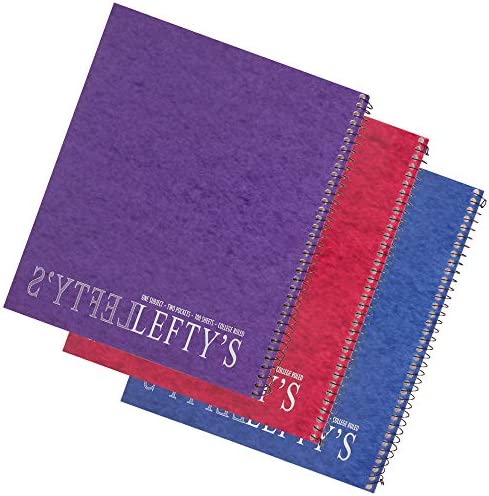 left handed notebooks college ruled