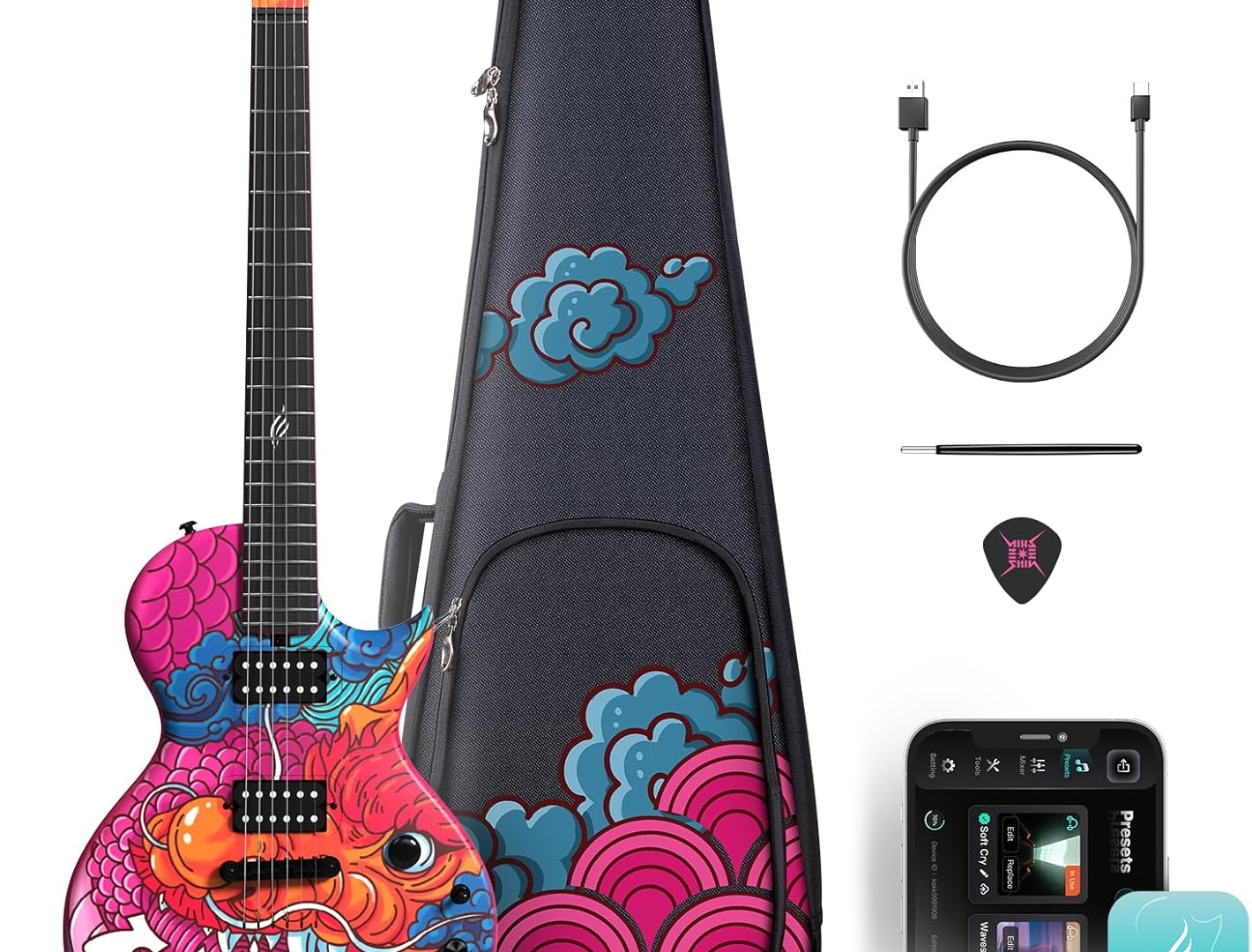 left handed electric guitar