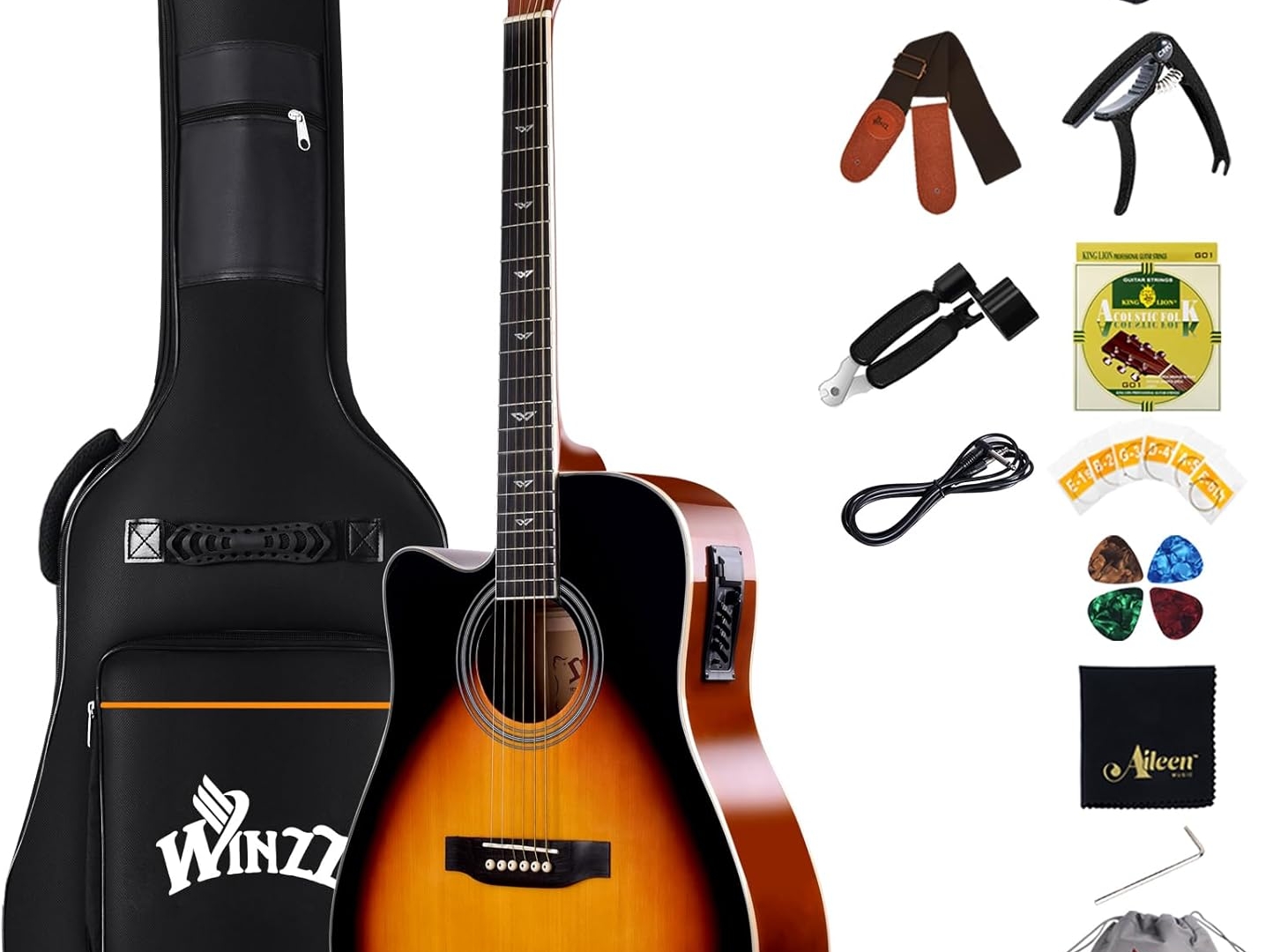 left handed acoustic guitar