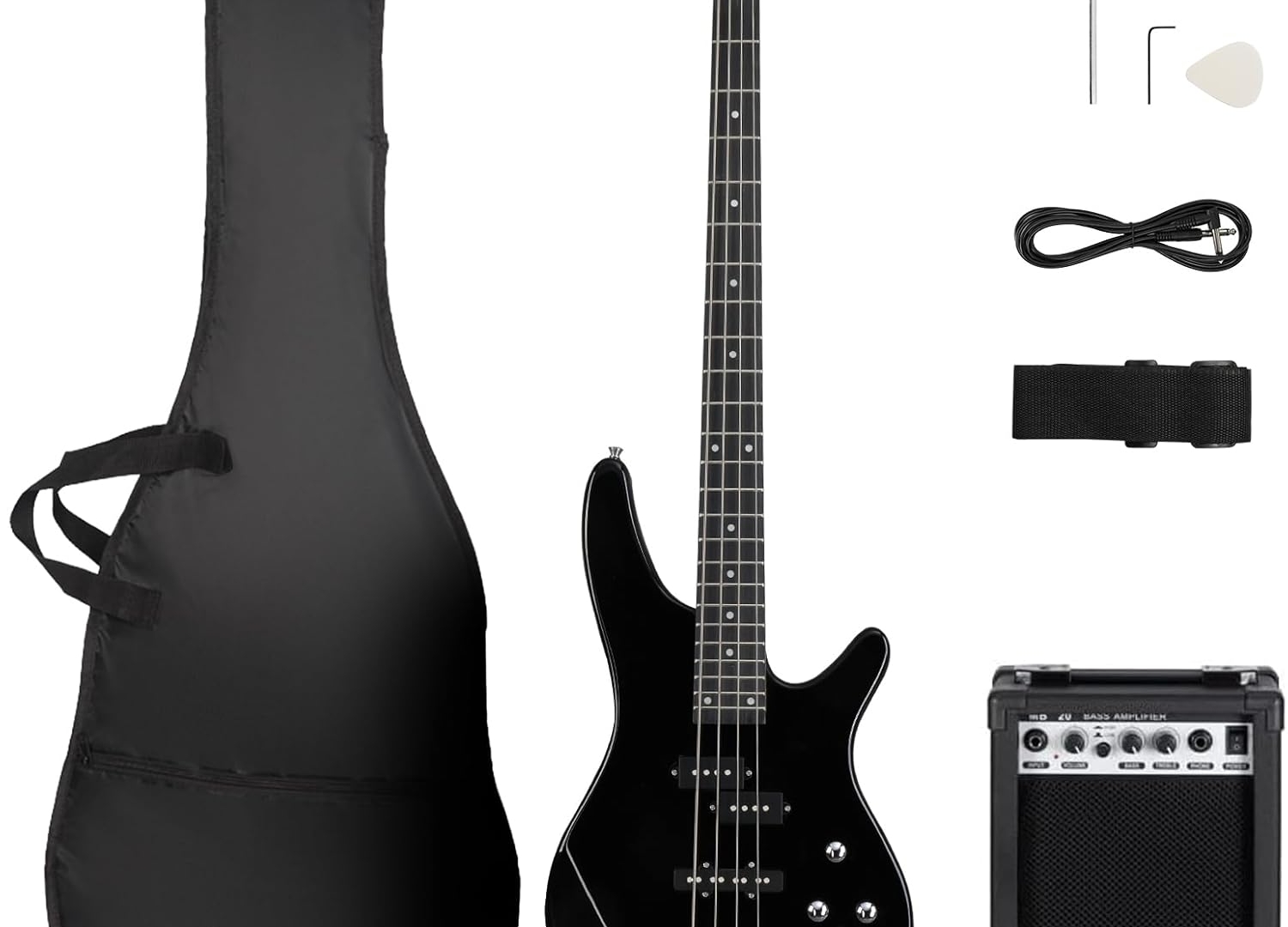 left handed bass guitar